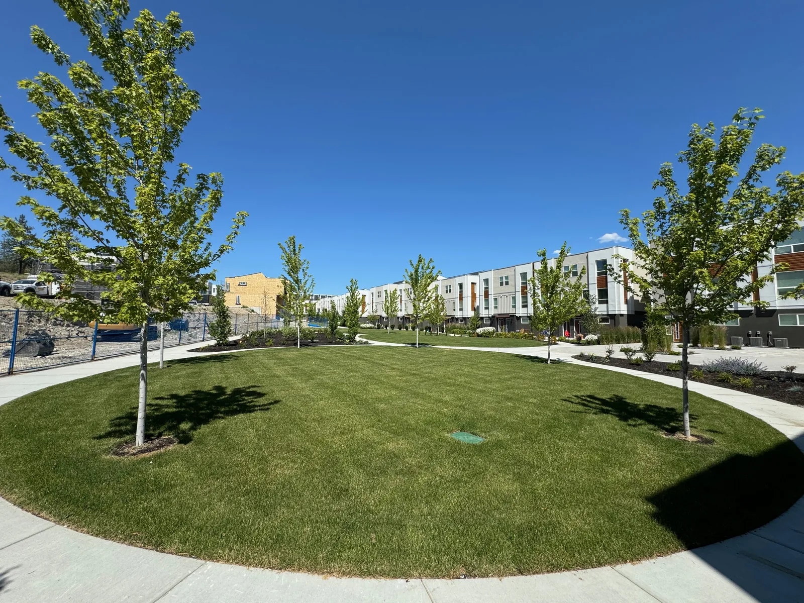 &ldquo;The Park&rdquo; open green space within the Academy Ridge masterplan