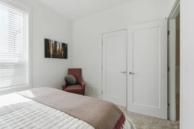 Bedroom in the Alpha show home
