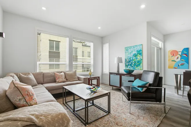 Living room in the Beta show home