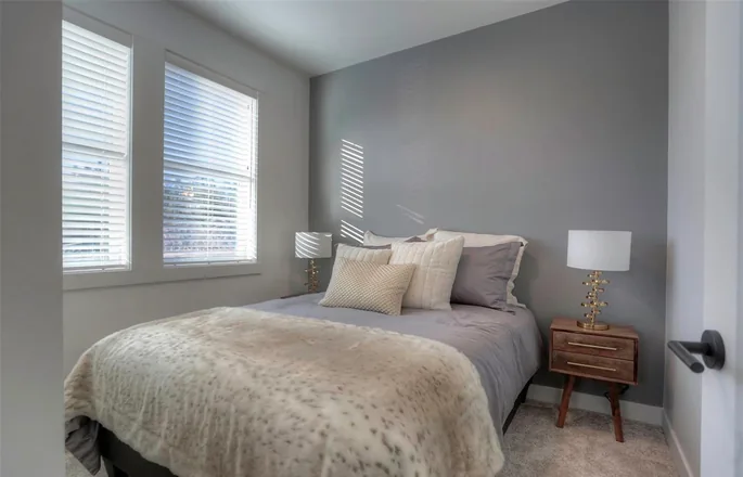 Bedroom in the Delta show home