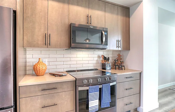 Kitchen in the Delta show home